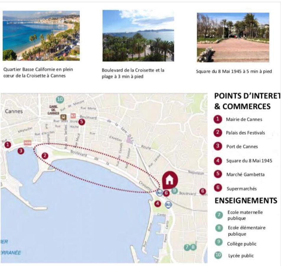 Cannes Croisette Bagian luar foto